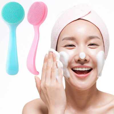 MHC suave, ecológico, impermeable para la limpieza facial, cepillo de limpieza, exfoliante, limpiador de cara de silicona