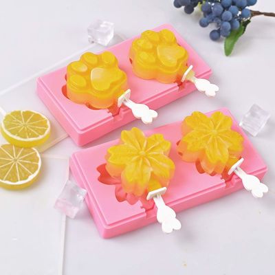 Molde de helado de silicona con cubierta para niños
