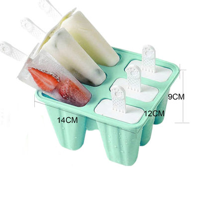 MHC No tóxico casero pequeños y divertidos moldes de helados para niños libres de BPA con formas de palos duraderos