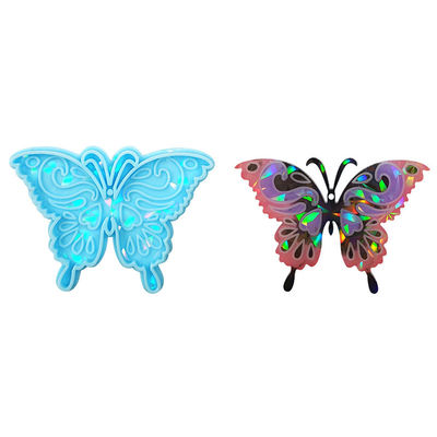 Molde de silicona holográfica 3D de alta durabilidad para MHC Resina de decoración de arte de mariposas
