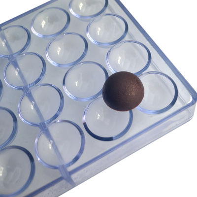 MHC Grado alimenticio 3D de plástico duro Molde de chocolate profesional Holográfico Molde de chocolate Diy