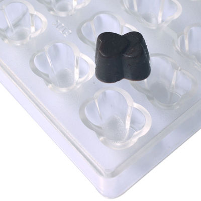 Molde de chocolate de silicona para resistir el calor y limpiar fácilmente