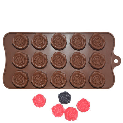 Envases de mohos de chocolate de silicona flexibles para chocolate casero